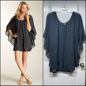Free People Border Cape Dress
